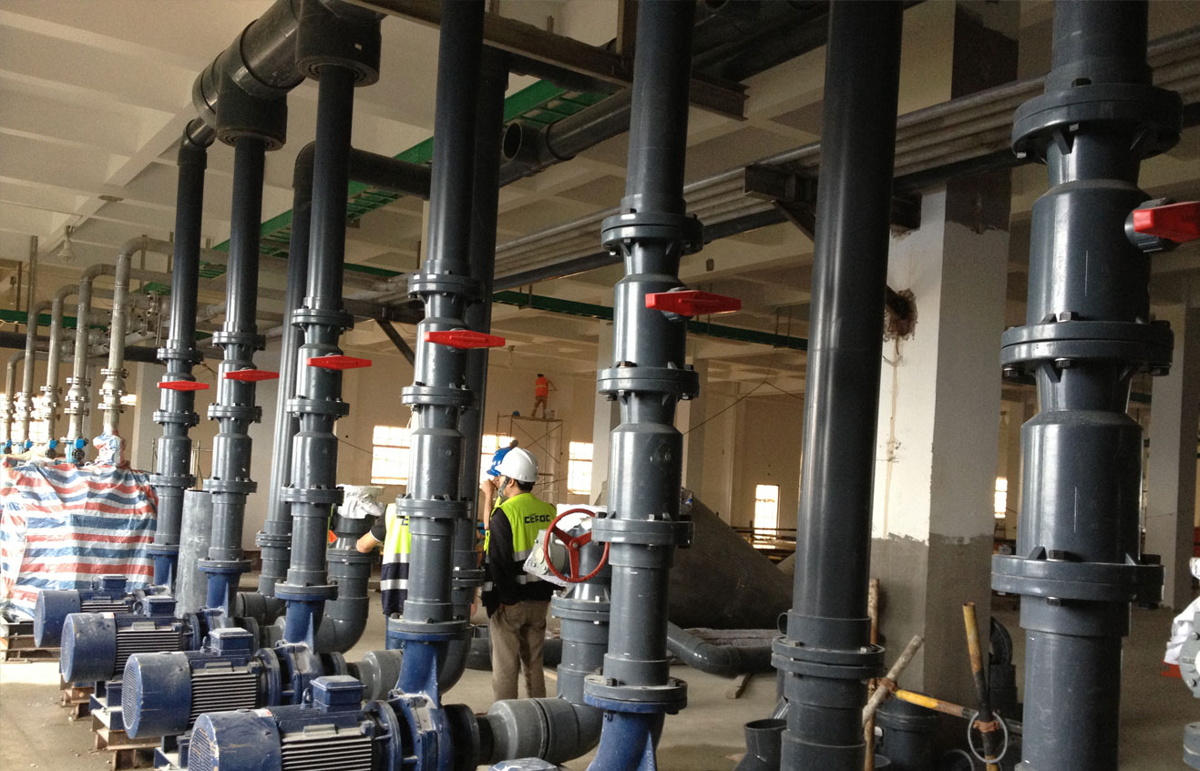 優(yōu)耐德污水處理/廢水曝氣項(xiàng)目用UPVC、CPVC閥門