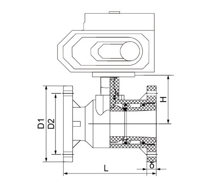 電動、氣動法蘭式球閥（Q641F-10S、Q941F-10S)(圖2)
